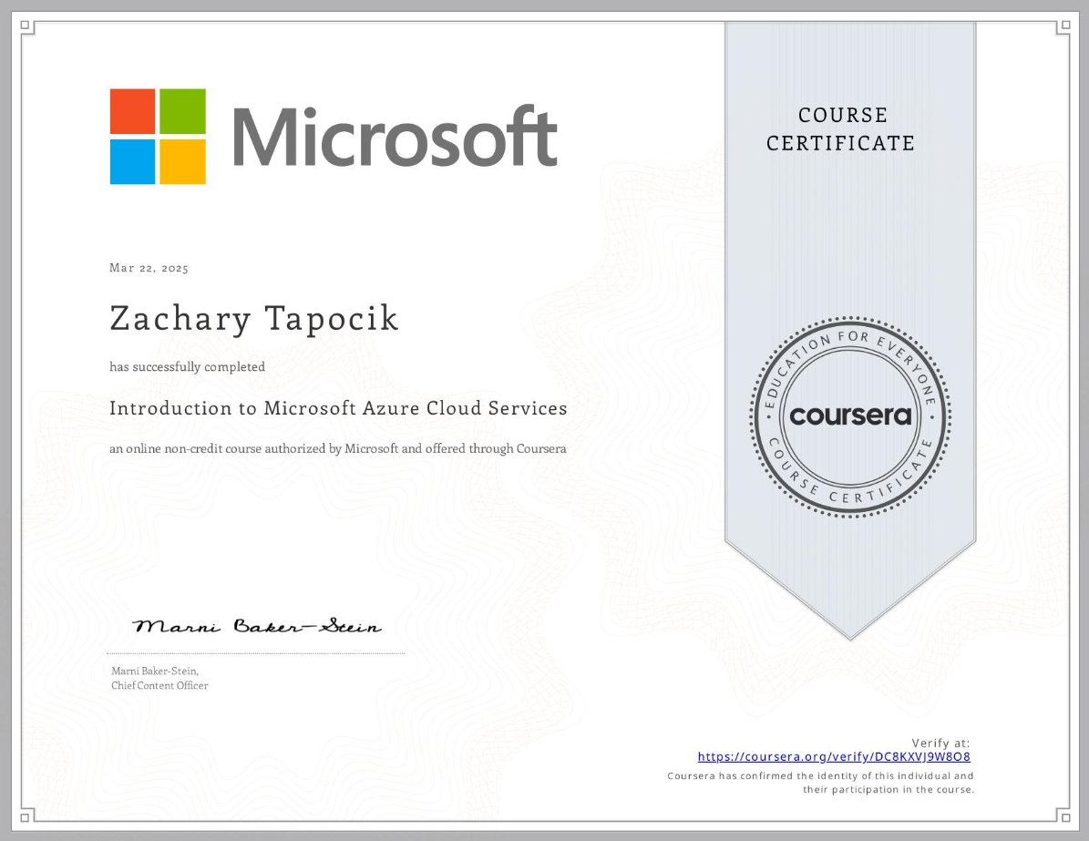 Introduction to Microsoft Azure Cloud Services